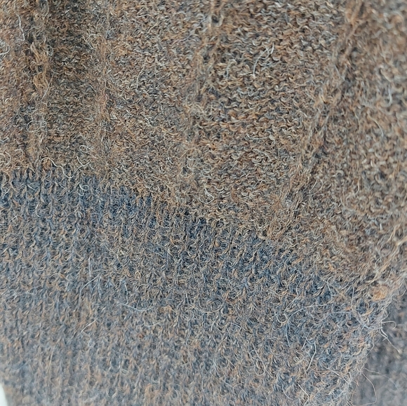 Dries Van Noten BROWN Alpaca Cardigan Sweater Size Small - Picture 2 of 4